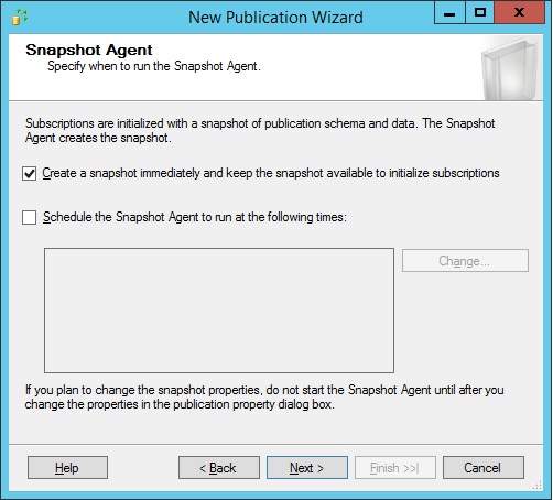 SQLServer-snapshot-agent
